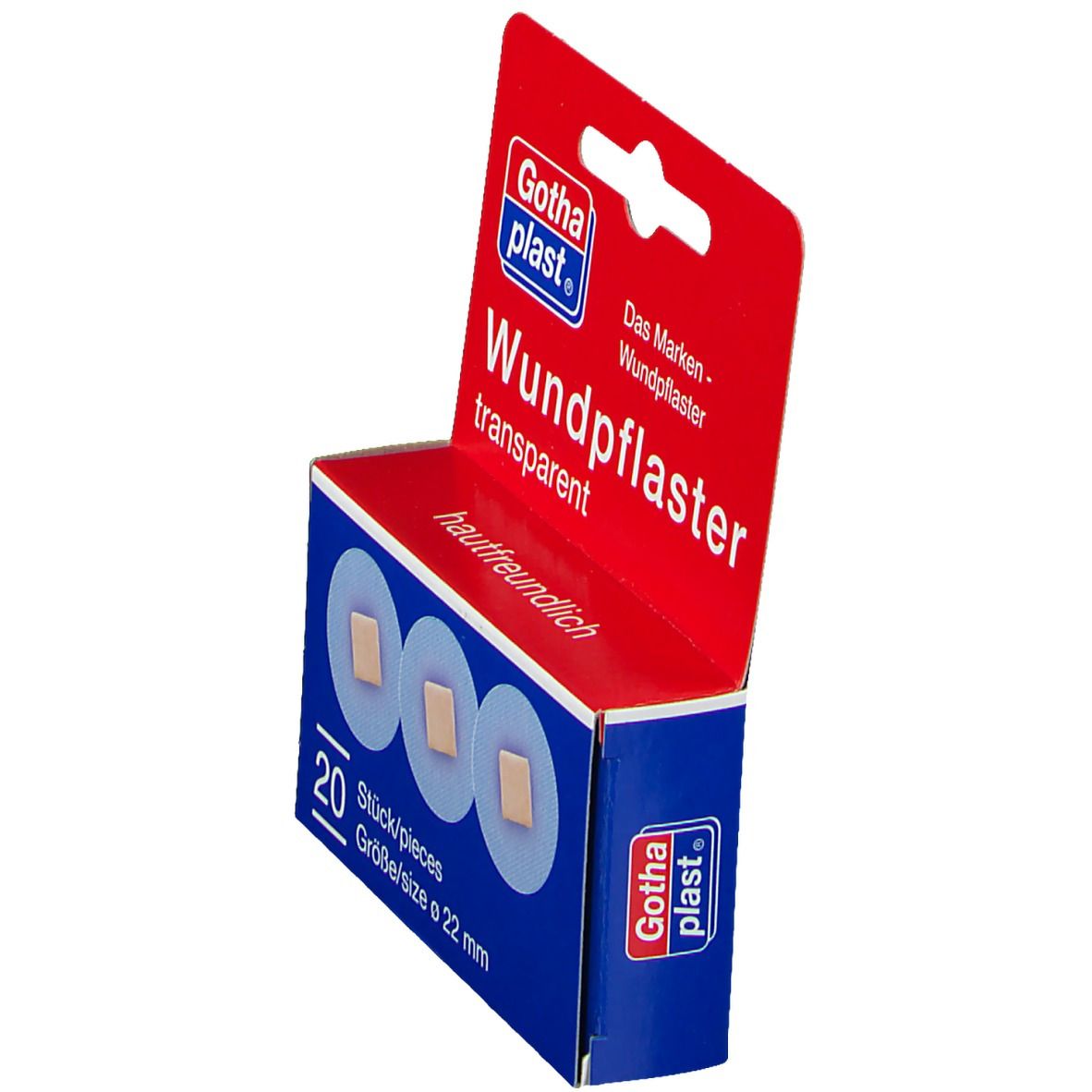 Gothaplast® Wundpflaster 22 mm transparent