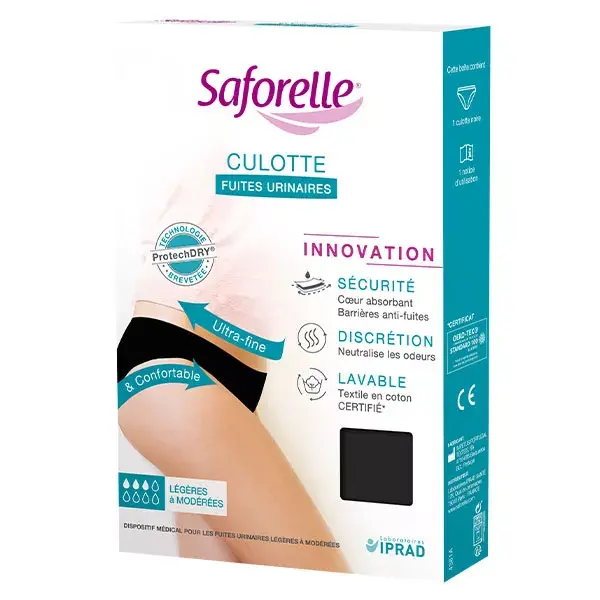Absorventes para incontinência urinária Saforelle, tamanho 44
