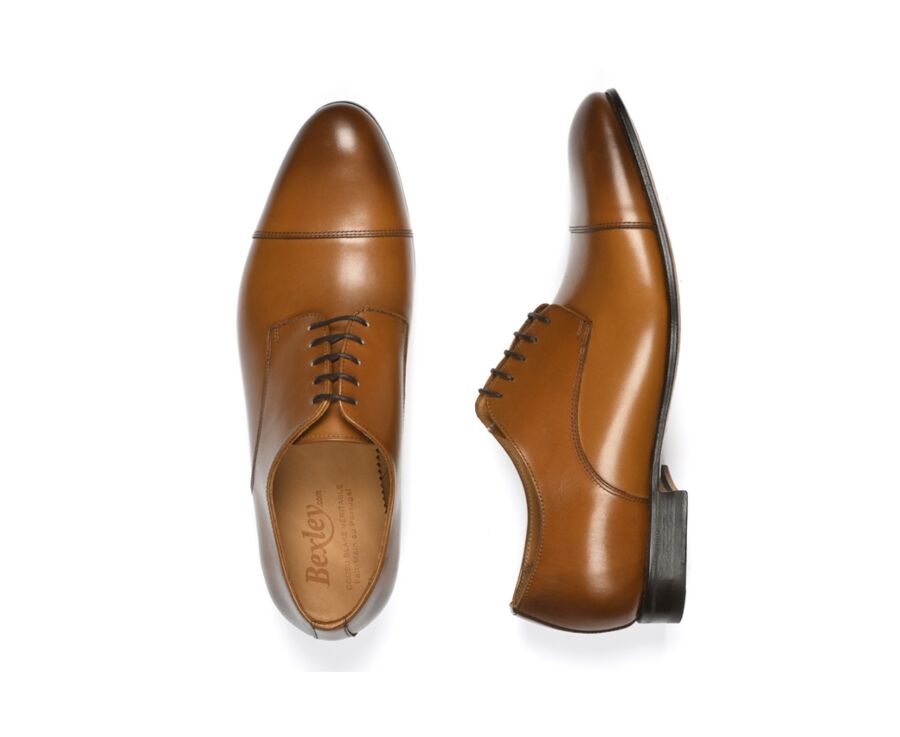 Derbies homme Gold Patiné semelle cuir - DURRINGTON