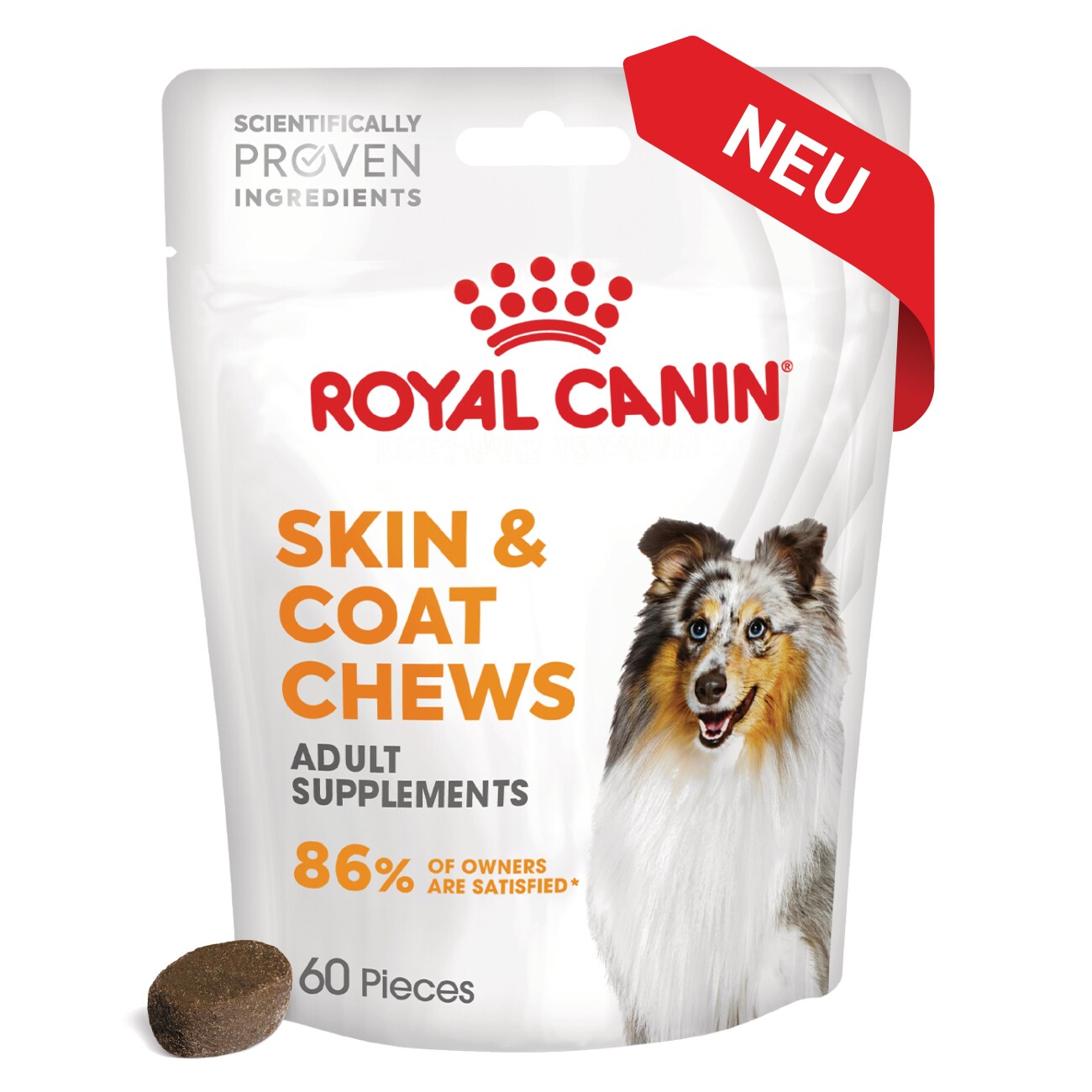 ROYAL CANIN Skin & Coat Adult Supplements Kausnacks 240 g