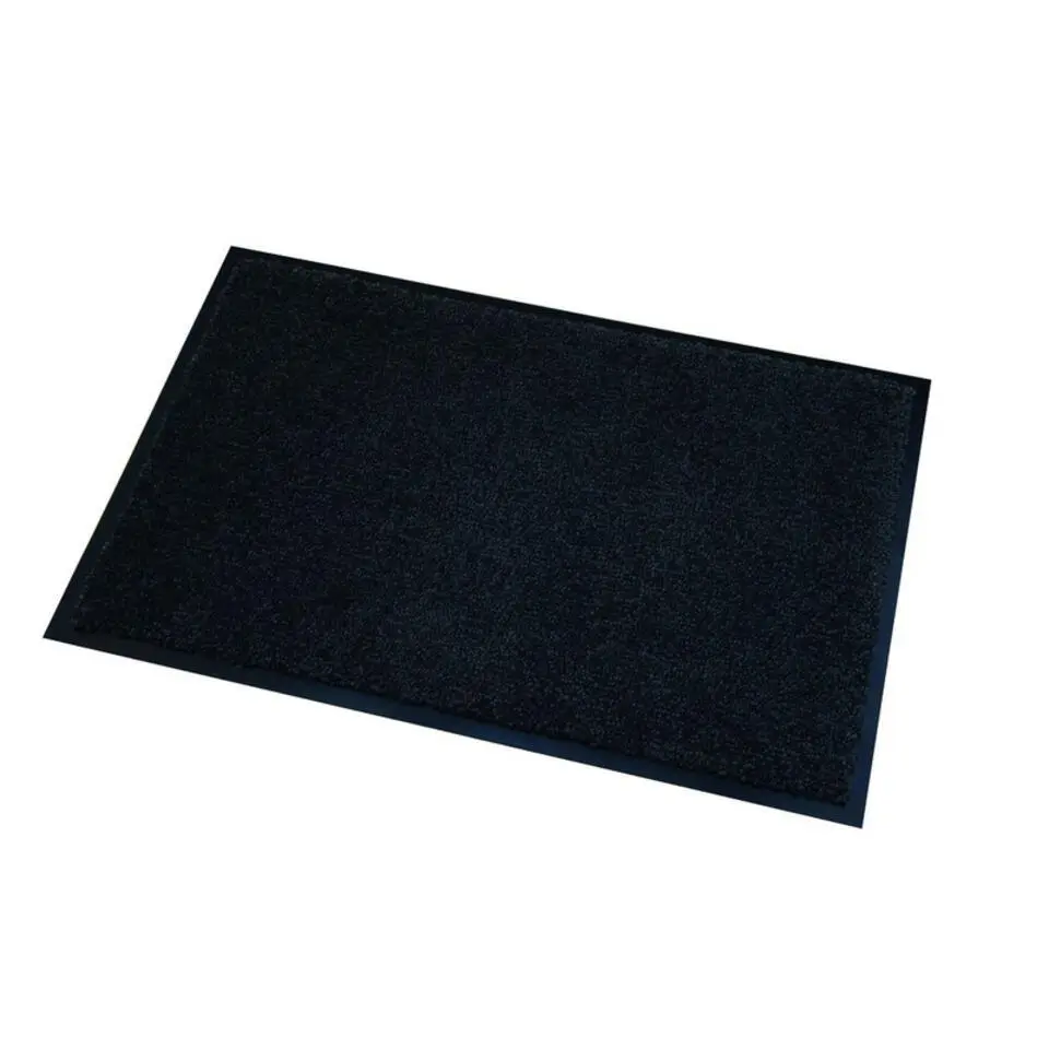 Wicotex Deurmat - droogloopmat - zwart - 60 x 40 cm