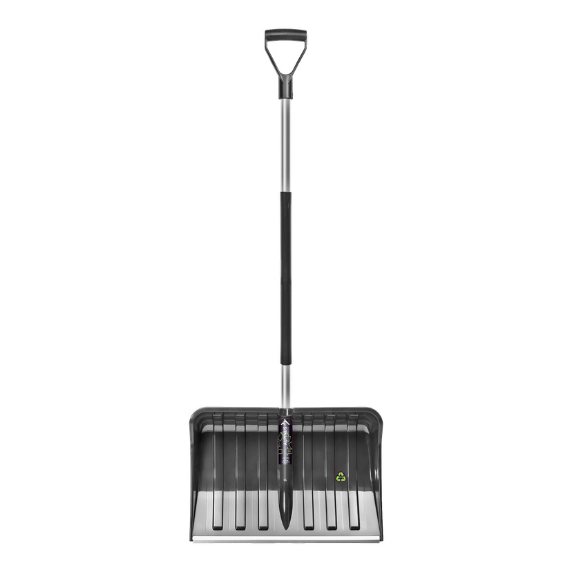 Snøskuffe med håndtak i aluminium 145 cm