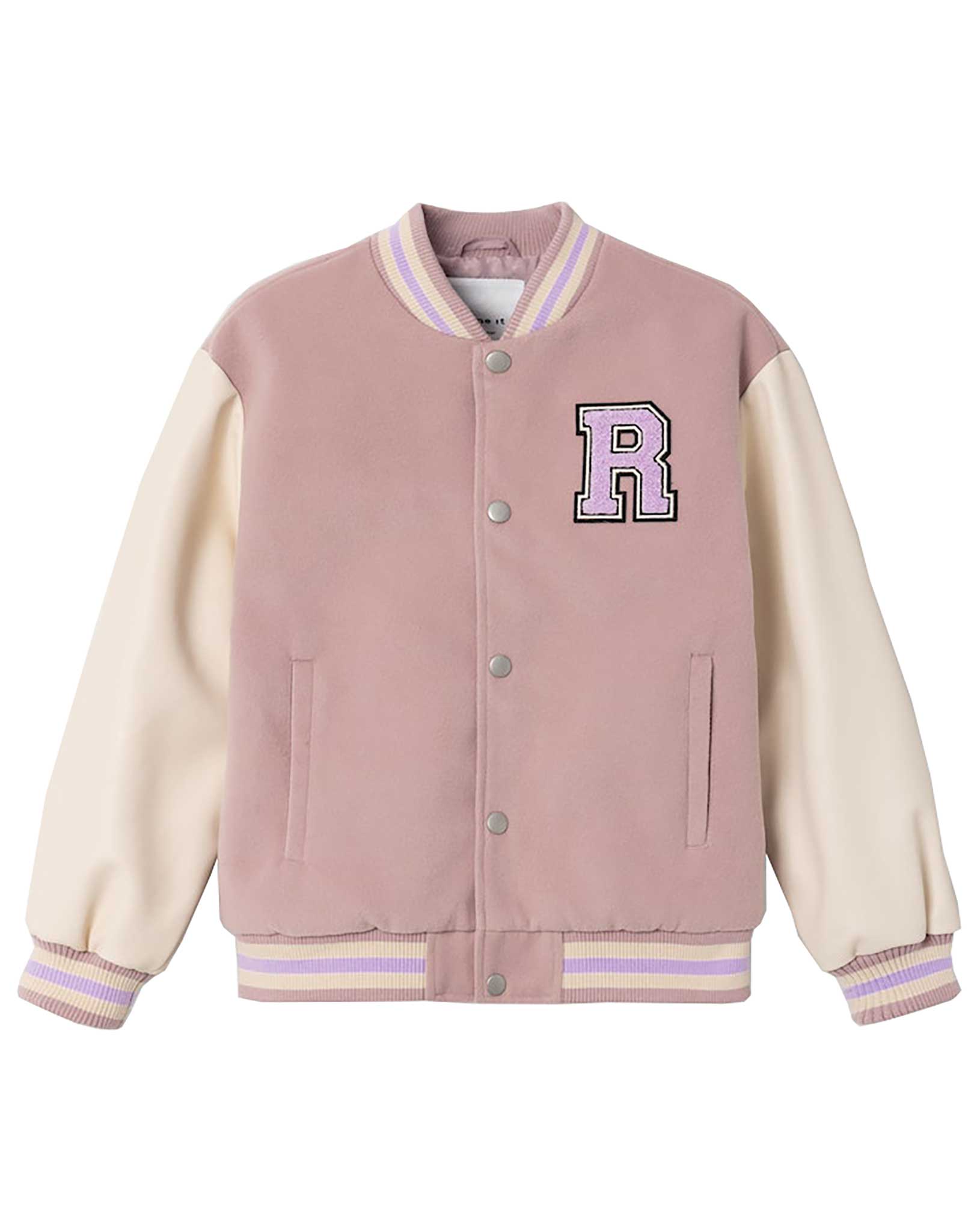 College-Jacke NKFMOMBY BOMBER in deauville mauve