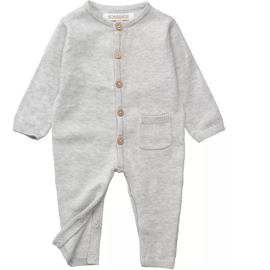 Staccato Strickoverall stone melange
