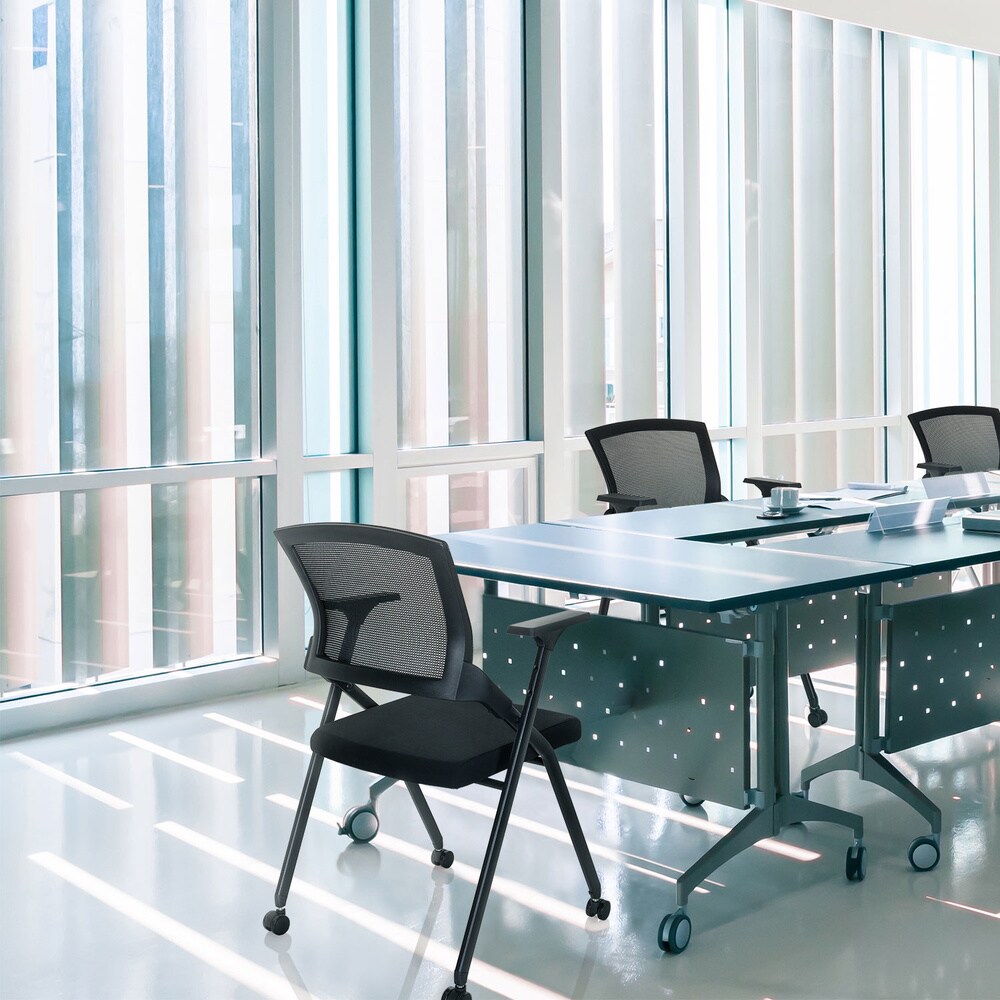 Klappstuhl PRIORITY II Stoff/Netzstoff mit Armlehnen hjh OFFICE