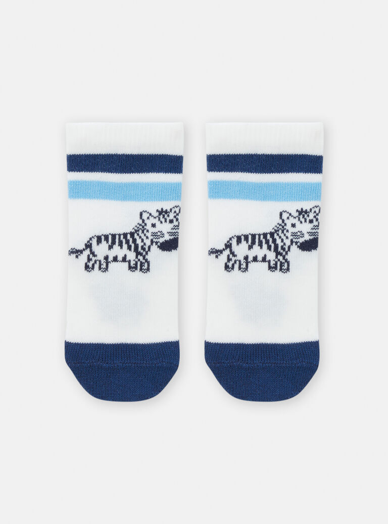 Chaussettes à motif zèbre pour bébé garçon