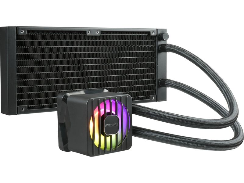 Enermax Wasserkühlung LIQMAXFLO SR 240 AIO-Wasserkühlung mit erweiterter Xtreme-Zweikammerpumpe