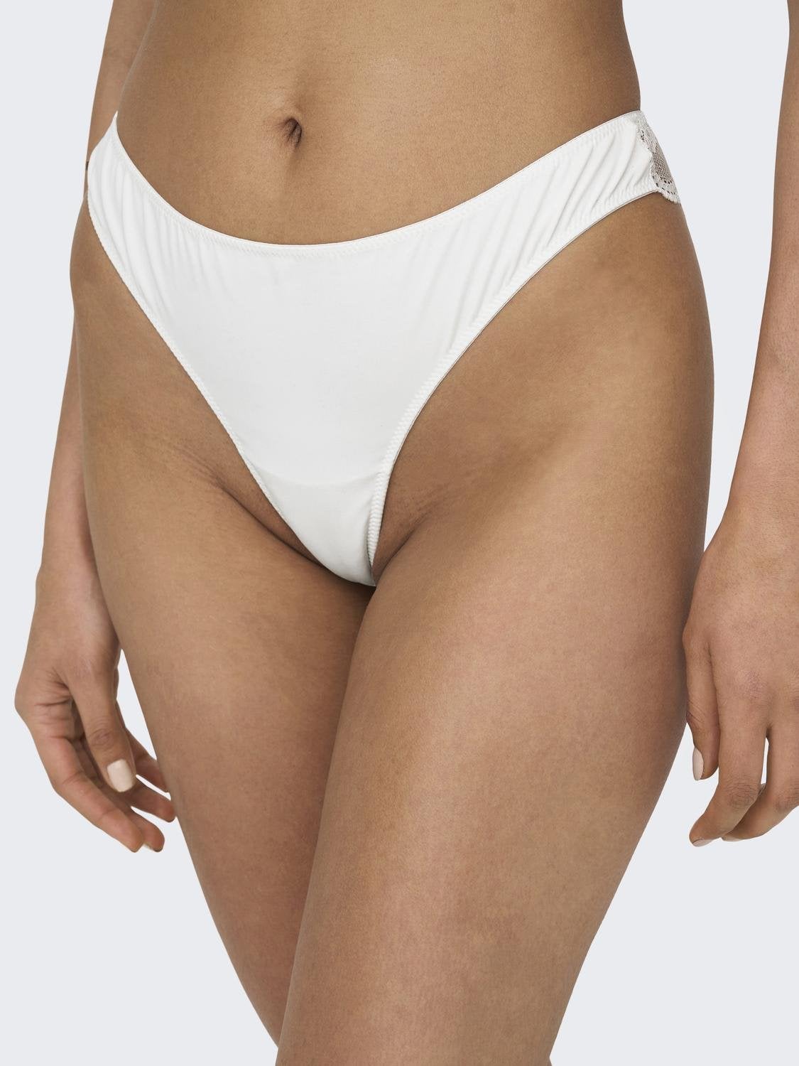 ONLSARA Brasilianische Slips Cloud Dancer