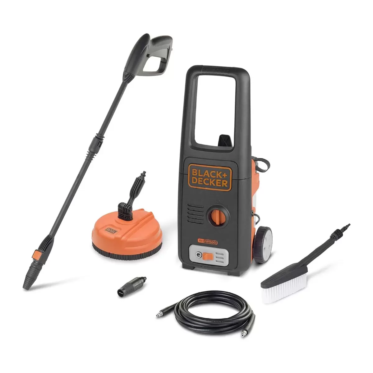 Hochdruckreiniger Black Decker BXPW1500PE anthrazit,orange