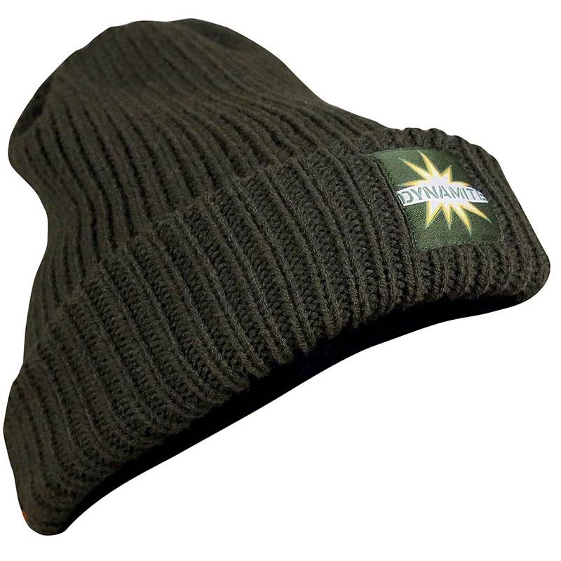 Bonnet Homme Dynamite Baits Woolly Hat Chunky Knit - Kaki