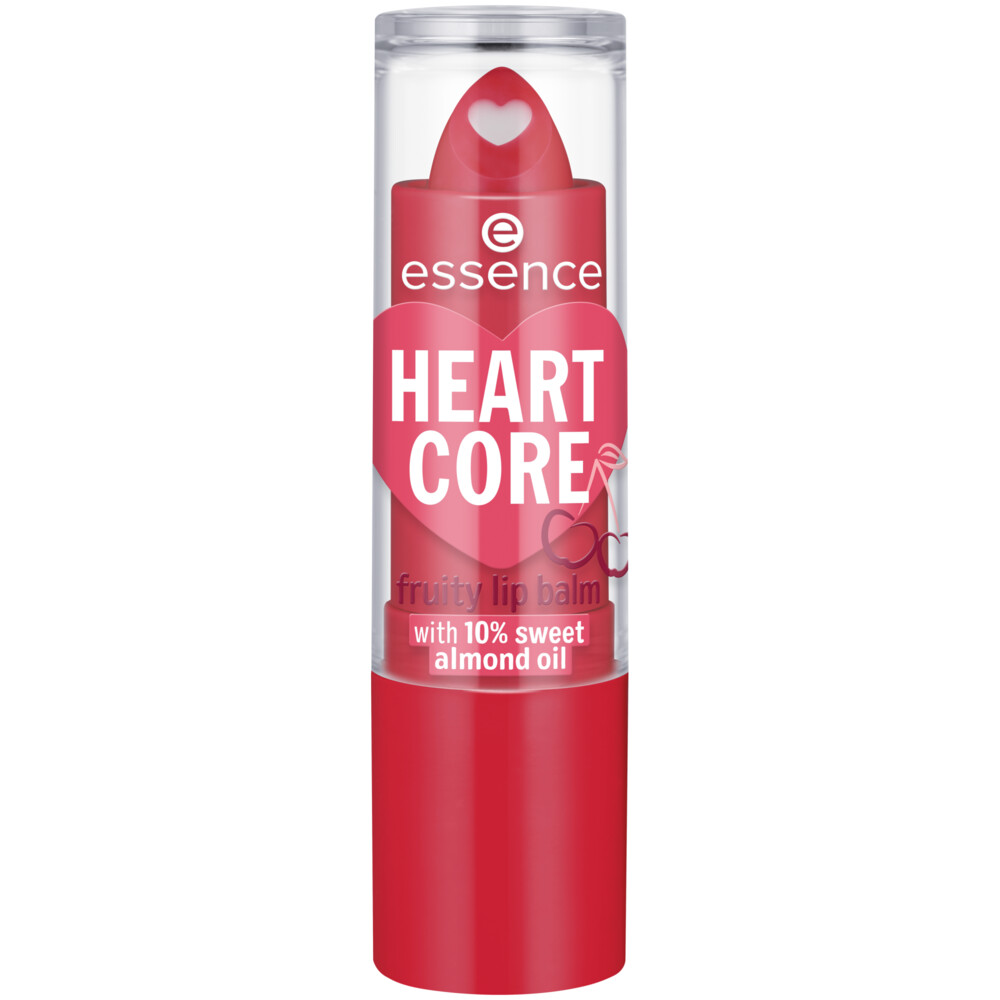 essence Heart Core Fruity Lip Balm 01 Crazy Cherry3 gr