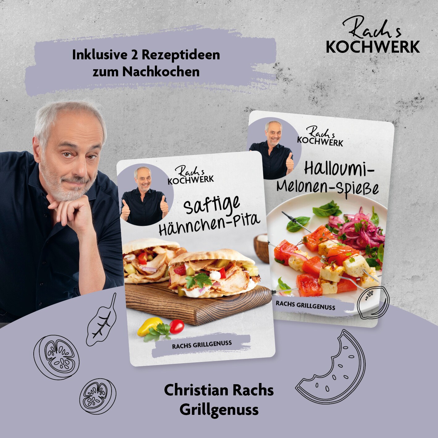 Rachs KOCHWERK Dönergrill 1400W schwarz