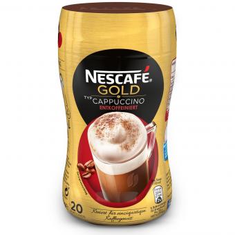 Nescafe Gold Cappuccino entkoffeiniert 250g Dose MHD:30.10.25