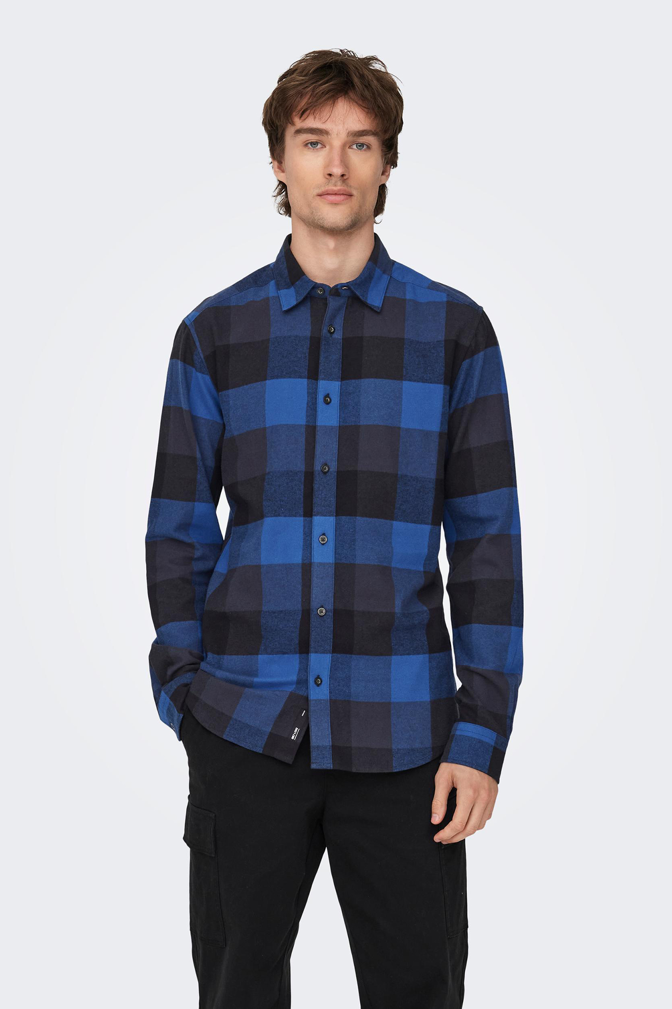 Camisa com estampa xadrez