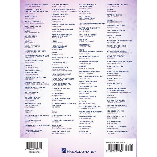 Hal Leonard 100 Most Beautiful Songs Ukulele