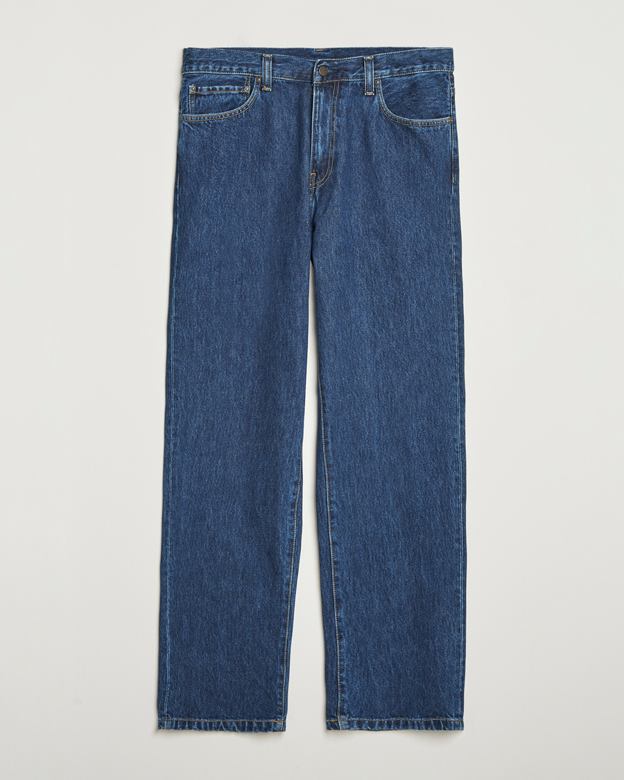 Carhartt WIP Aaron Pant Smith Denim Stone Wash
