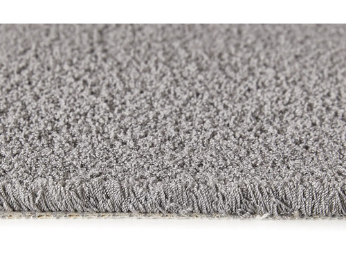 Shag Softness zilverkleurig tapijt, 400 cm breed (per meter verkocht)