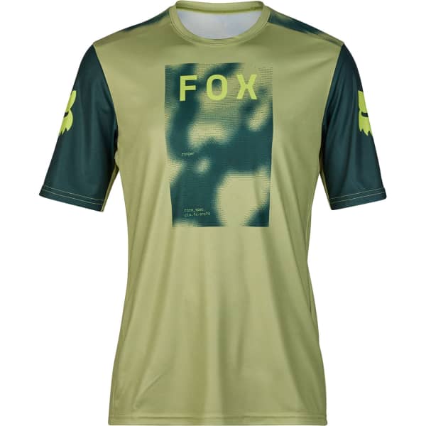 Maillot VTT FOX RANGER SS JERSEY RACE PALE GREEN