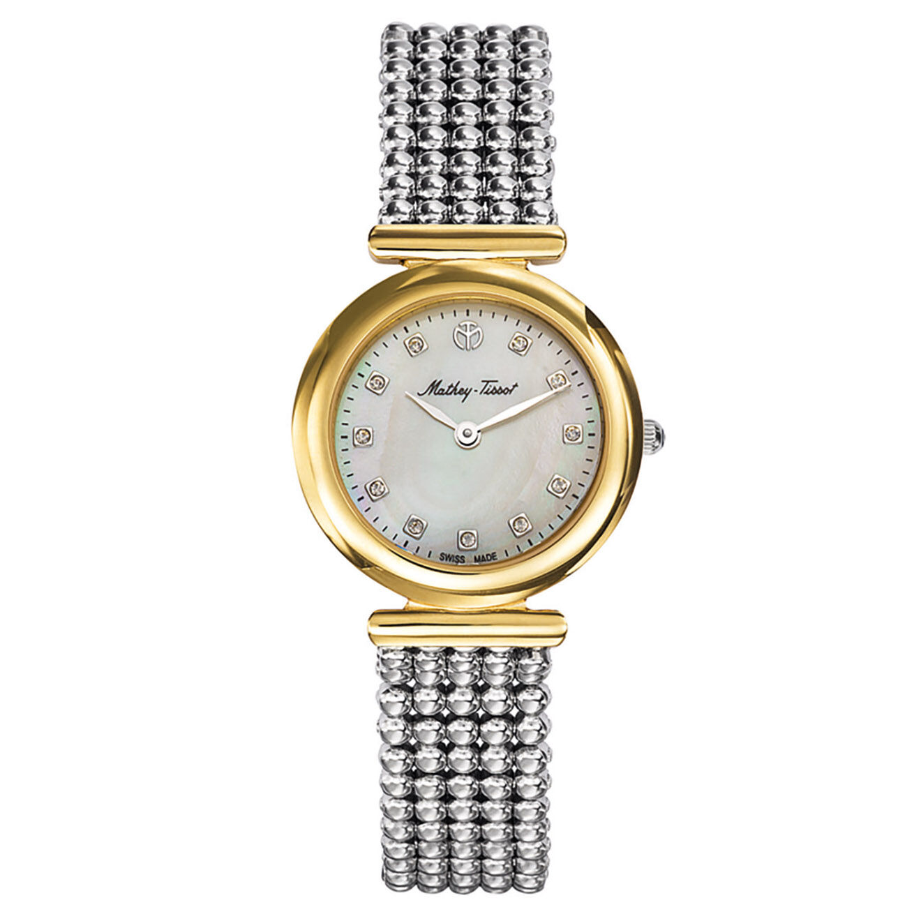 Mathey-Tissot Montre Femme Quartz en Acier Allure argenté/doré