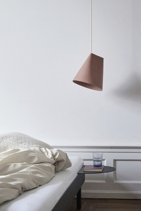 Moebe Ceramic Pendant, Wide Terracotta