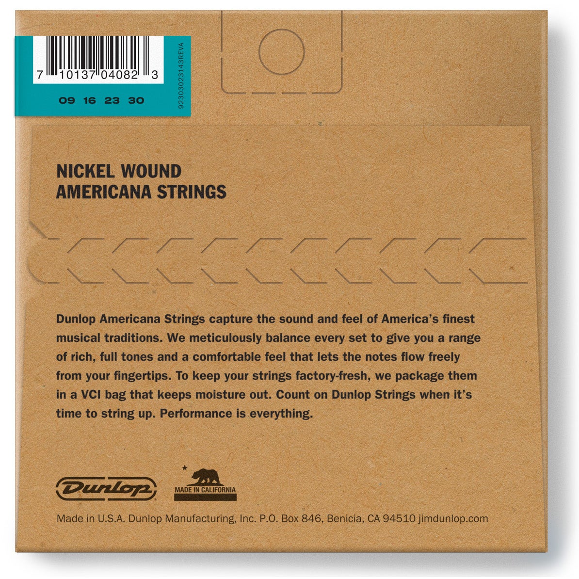 Dunlop DJN0930 Americana NW Banjo Tenor 09-30 snarenset voor tenorbanjo