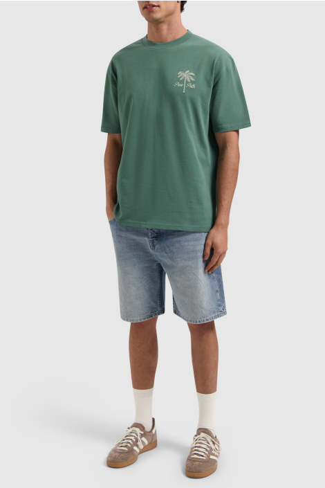 Pure Path groene heren t-shirt