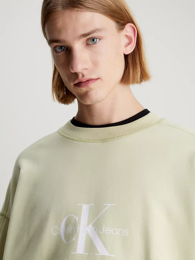 Moletom oversized com monograma