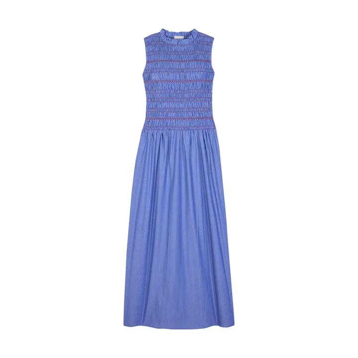 Maria de la Orden Robe Saint Barth Rayures | Bleu