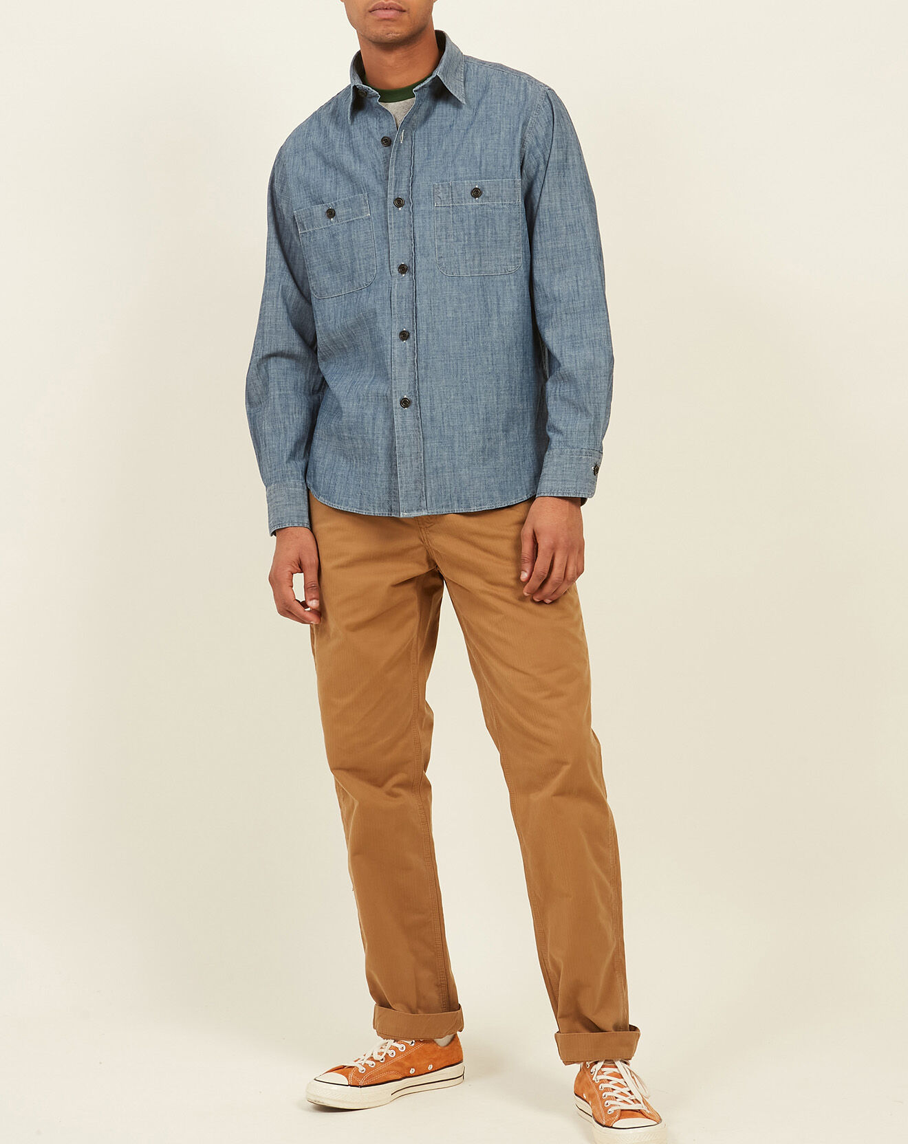 Hartford Surchemise slim Percey bleue