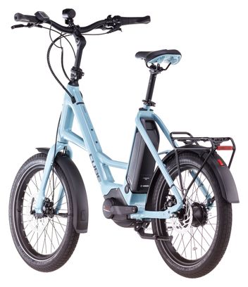Vélo de Ville Électrique Cube Compact Hybrid Comfort 500 Shimano Nexus 5V 500 Wh 20'' Bleu Aruba 2025