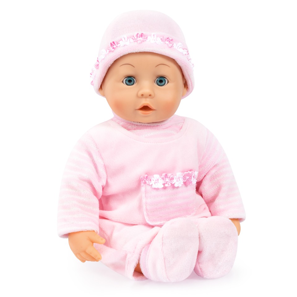 Bayer - Dukke - First Word Baby - Soft Pink 38 cm