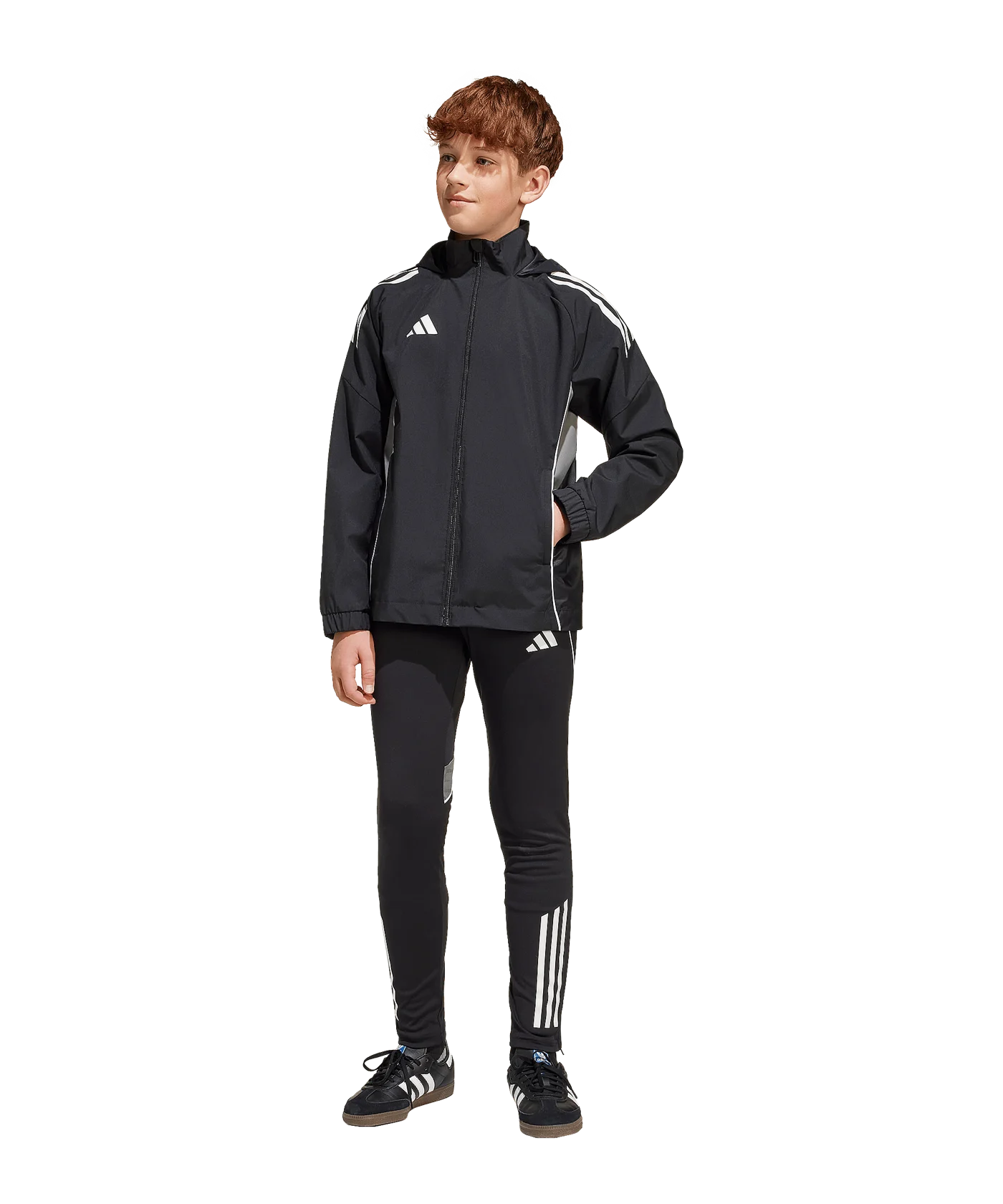 adidas Tiro 25 Competition Regenjacke Kids Schwarz