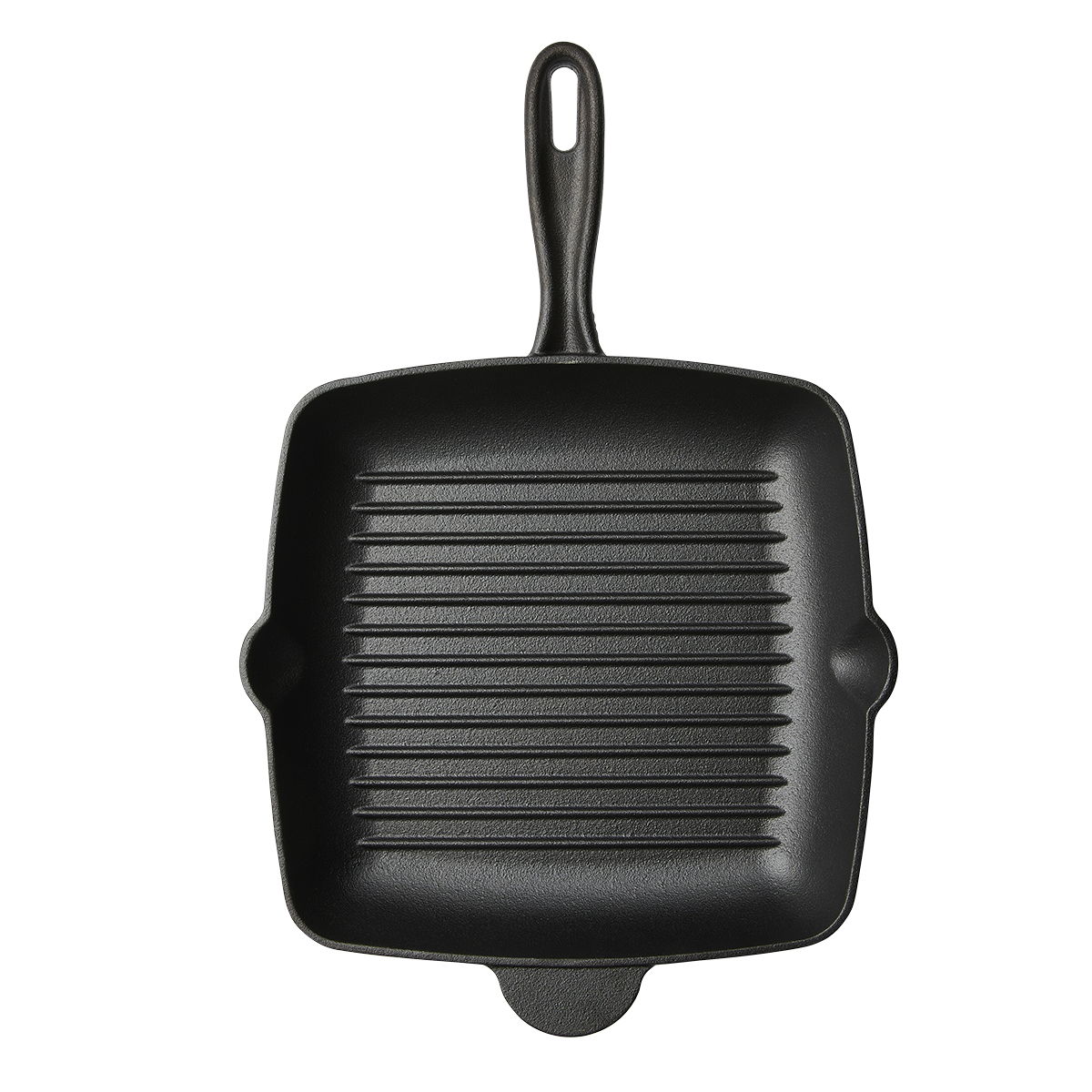 Byron gietijzeren grillpan vierkant 28 CM