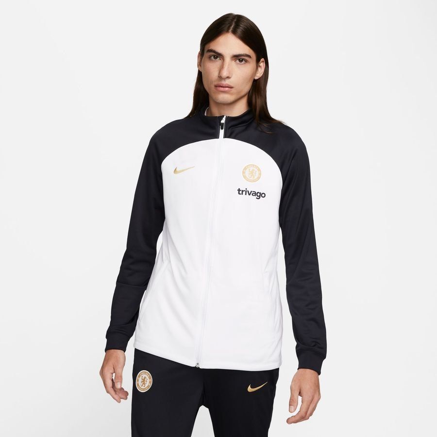 Chelsea Track Veste Dri-FIT Strike - Blanc/Bleu Marine/Or