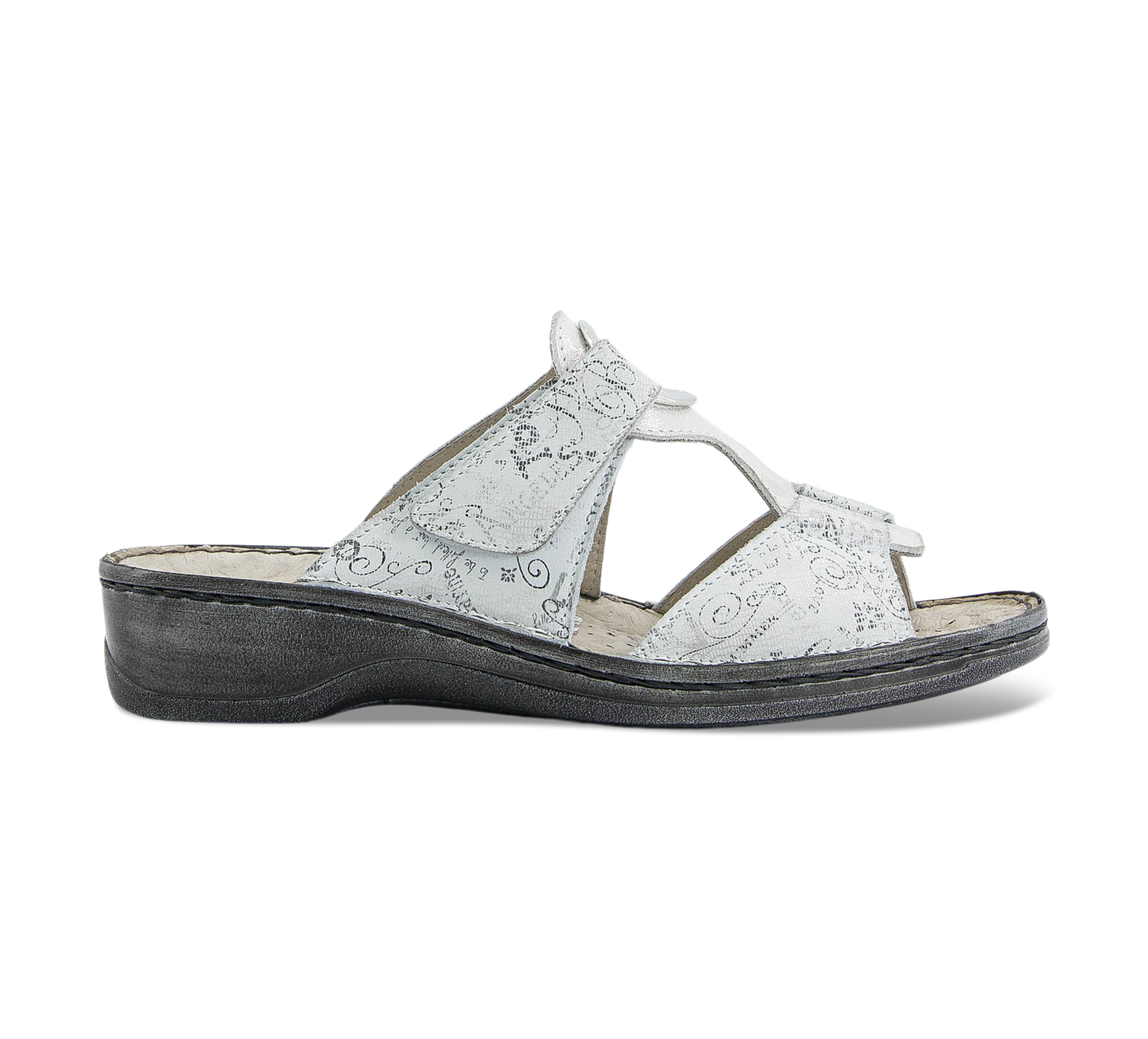 Stuppy Offene Hausschuhe weiss