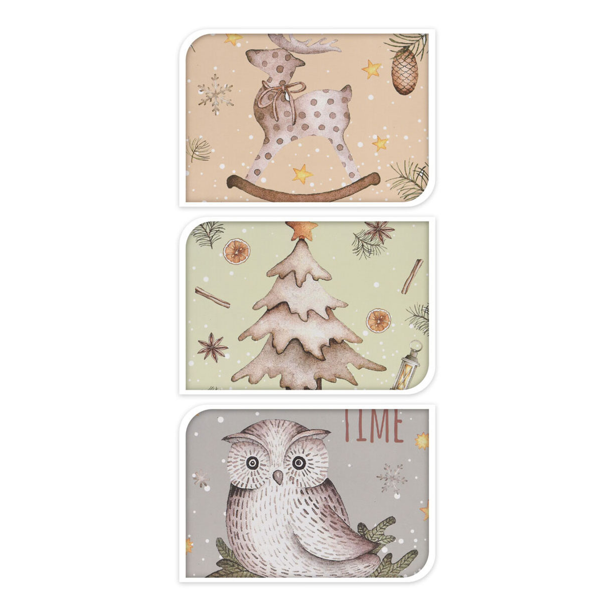 Geschenktas Winter 23cm, 24st.