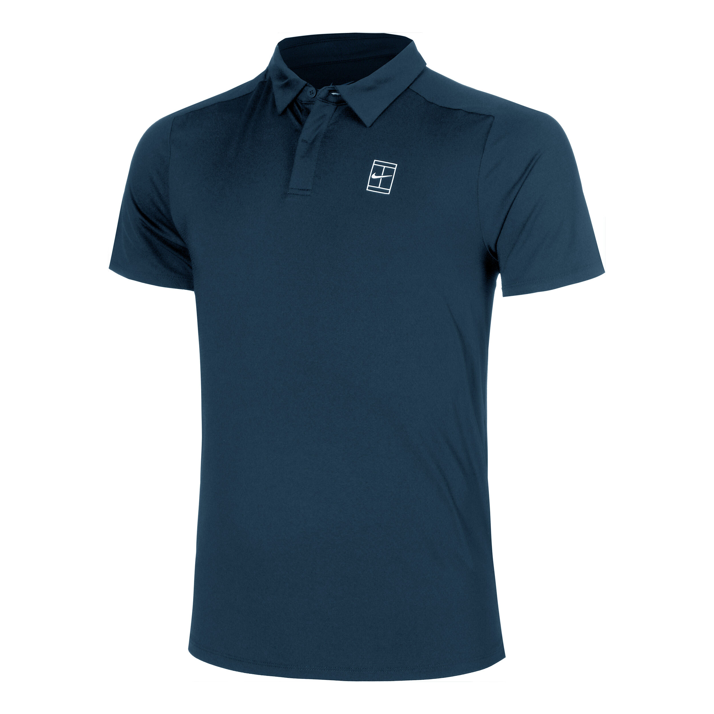 Nike Court Dri-Fit Advantage Polo Hommes - Bleu Foncé , Blanc