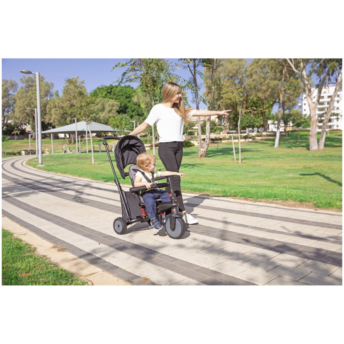 SmarTrikeSmarTrike   STR3 Dreirad schwarz-grau