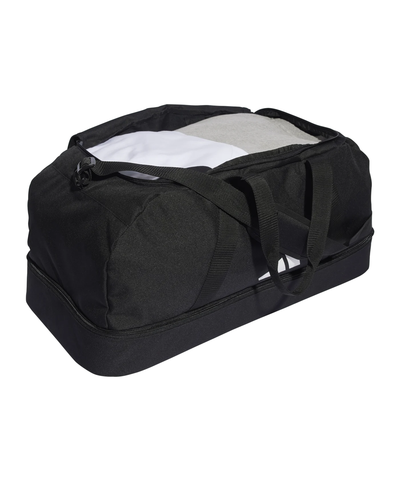 adidas Tiro League Duffel Bag Gr. L Schwarz Weiss