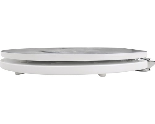 form&style toiletzitting Stone Heart met soft-close mechanisme, grijs