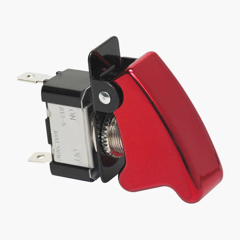 Vippebryter med deksel, 24 V, 10 A
