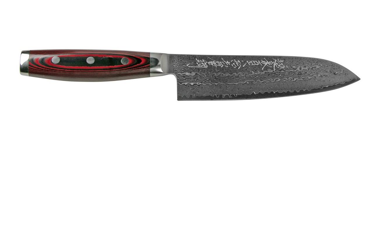 Yaxell Super Gou 37101, 161-laags damaststaal santoku, 16,5 cm