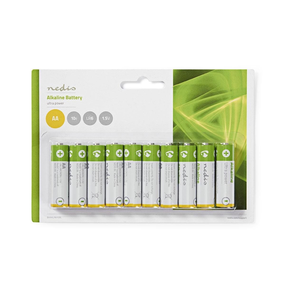 Nedis Alkaline Batteri AA | 1.5 V DC | 10-Blister