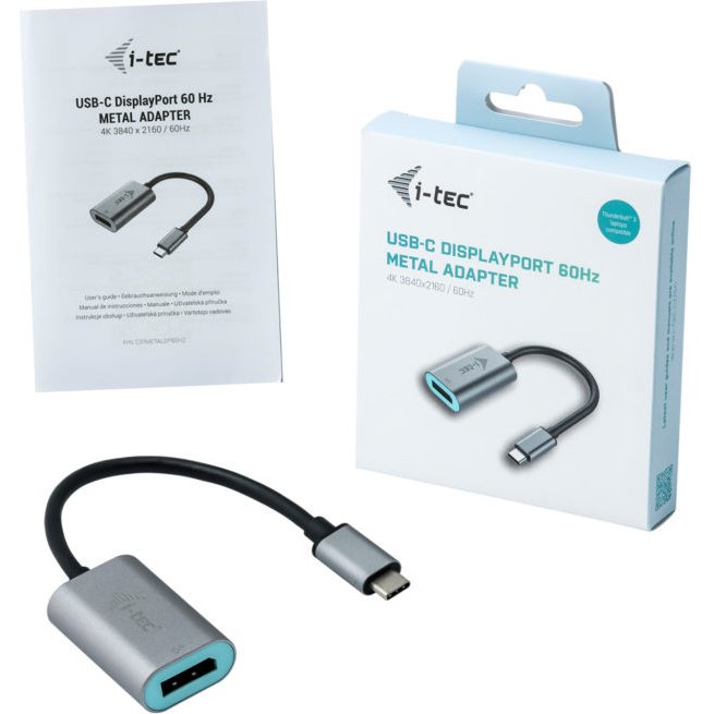 i-tec Metal USB-C Display Port Adapter 4K/60Hz