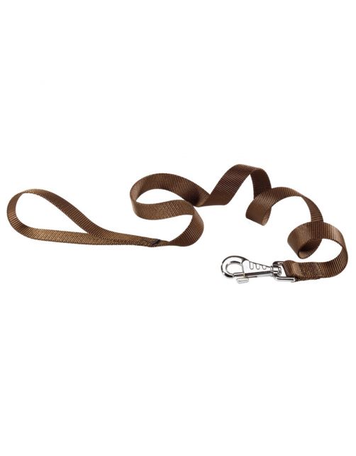 Adori Looplijn Nylon Bruin - Hondenriem