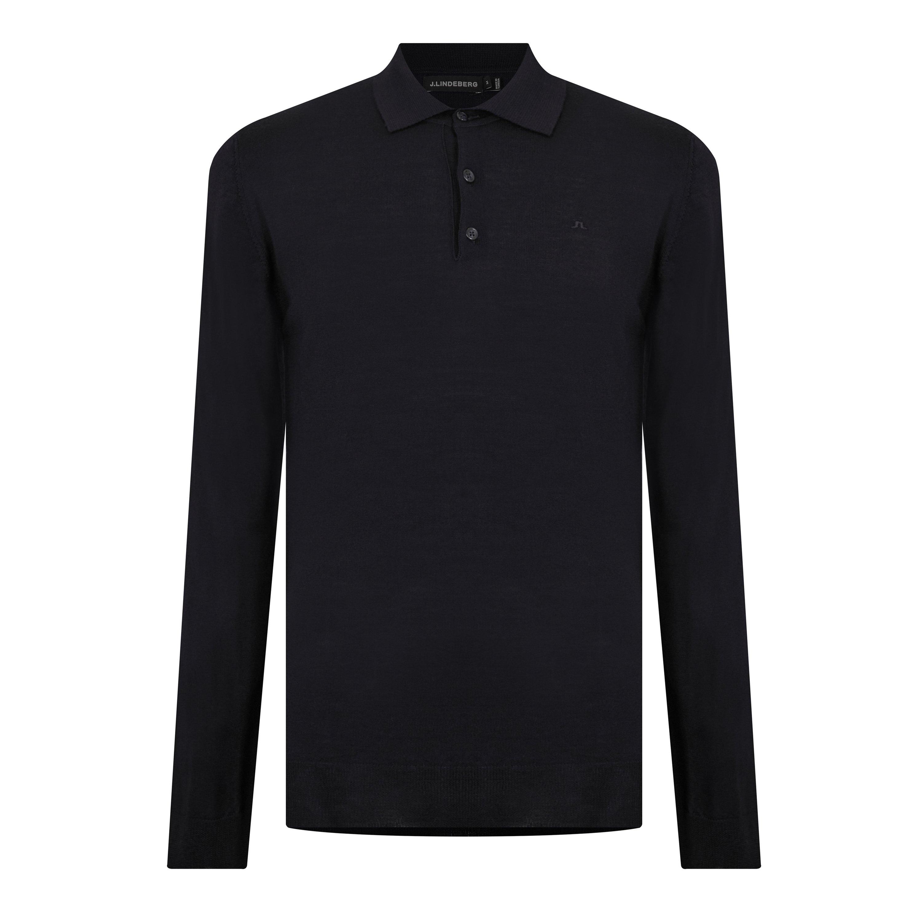 J Lindeberg Light Merino Polo Shirt