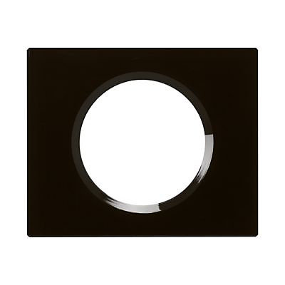 Plaque de finition simple Legrand Céliane verre graphite