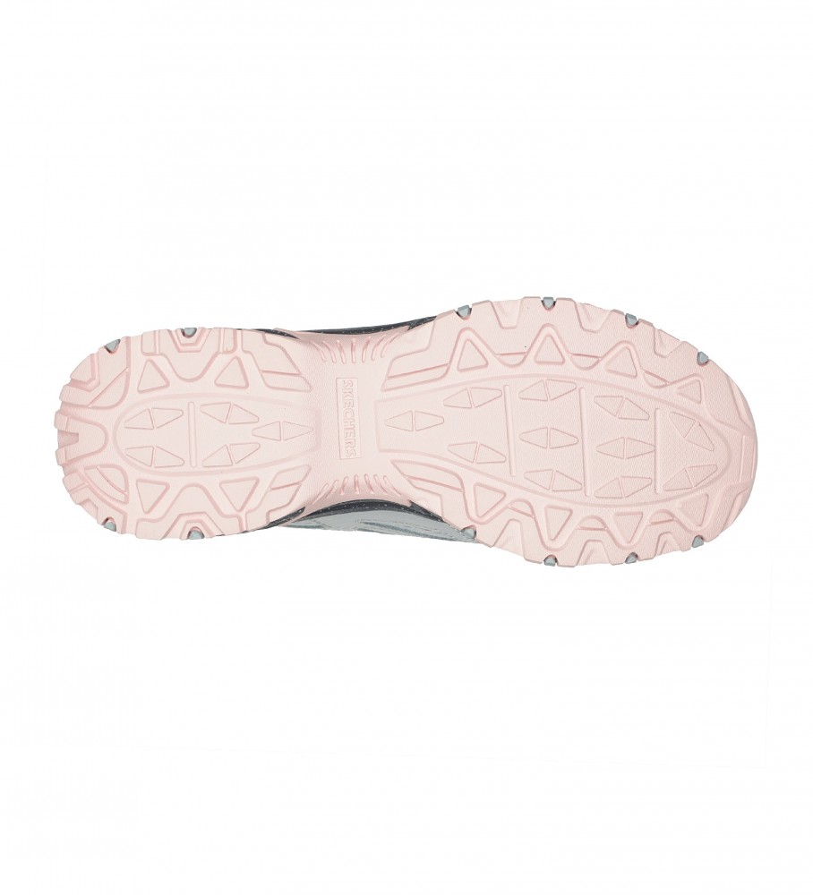 Tênis Skechers Hillcrest Pure Escapade em couro cinza