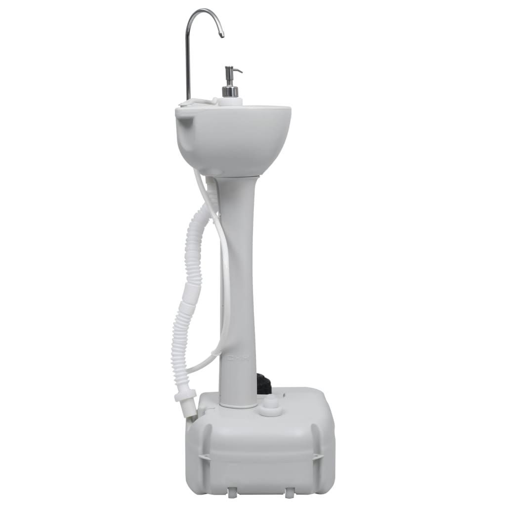 Lavatório de campismo VidaXL com pedestal