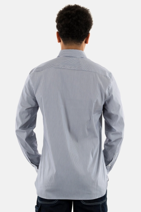 Chemise lacoste ch0198 522 blanc/marine